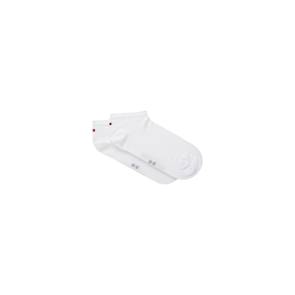 Tommy Hilfiger White Lyocell Sock