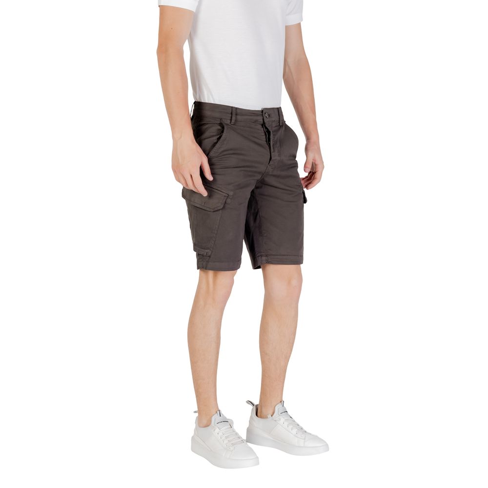 Lyle & Scott Gray Cotton Bermuda