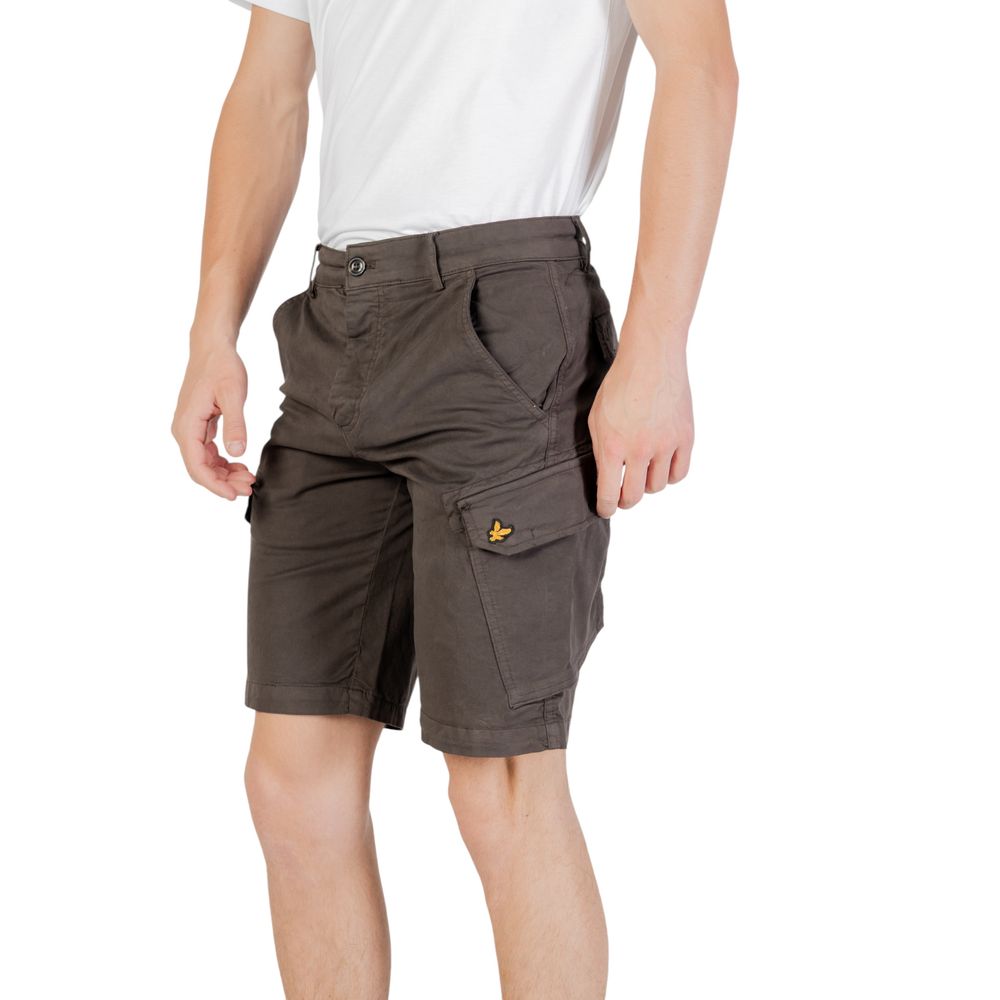 Lyle & Scott Gray Cotton Bermuda