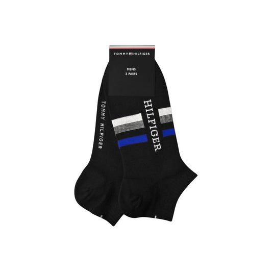 Tommy Hilfiger Black Cotton Sock