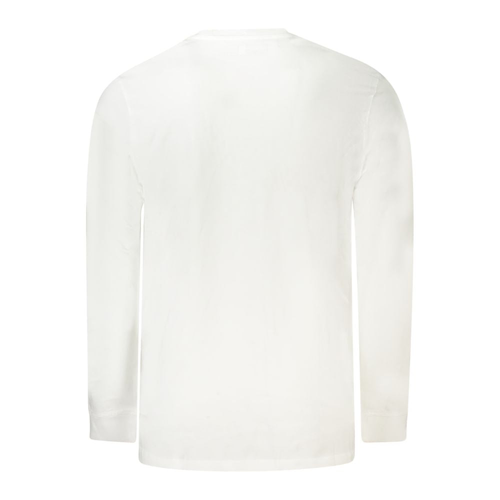 Timberland White Cotton Men T-Shirt