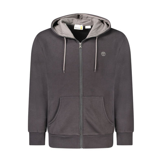 Timberland Black Cotton Men's Hooded Sweatshirt