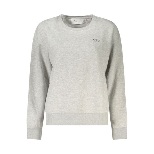 Pepe Jeans Gray Organic Cotton Women Sweater