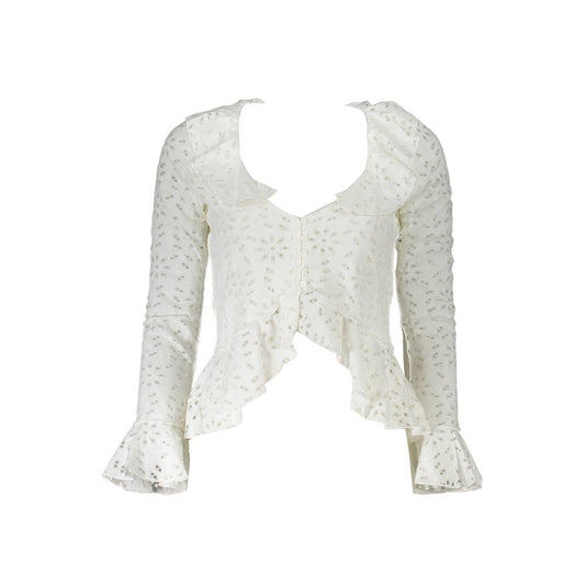 Desigual White Cotton Shirt