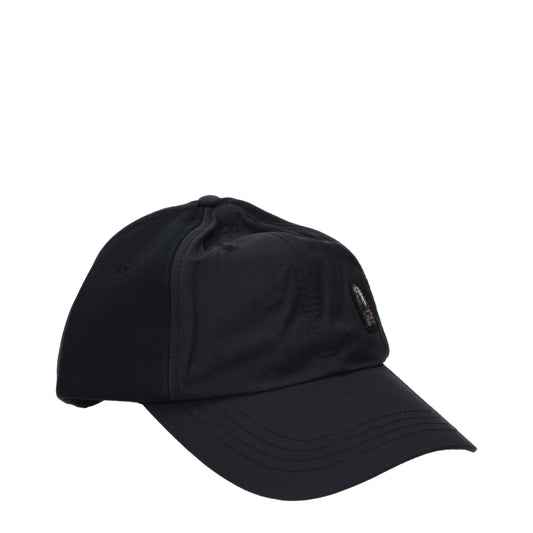 Parajumpers Black Cotton Caps (Baseball Hat)