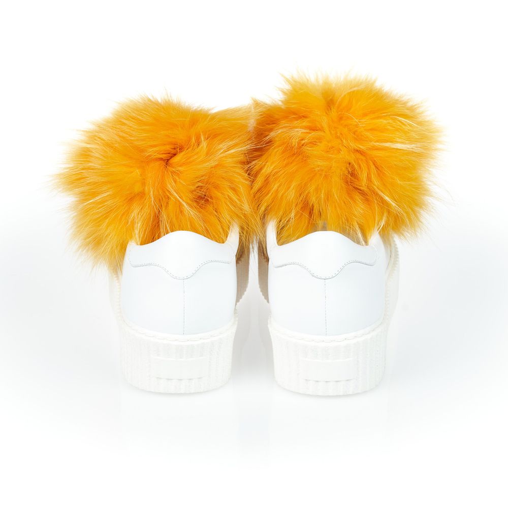 Mr&Mrs Italy White Textile Shoe