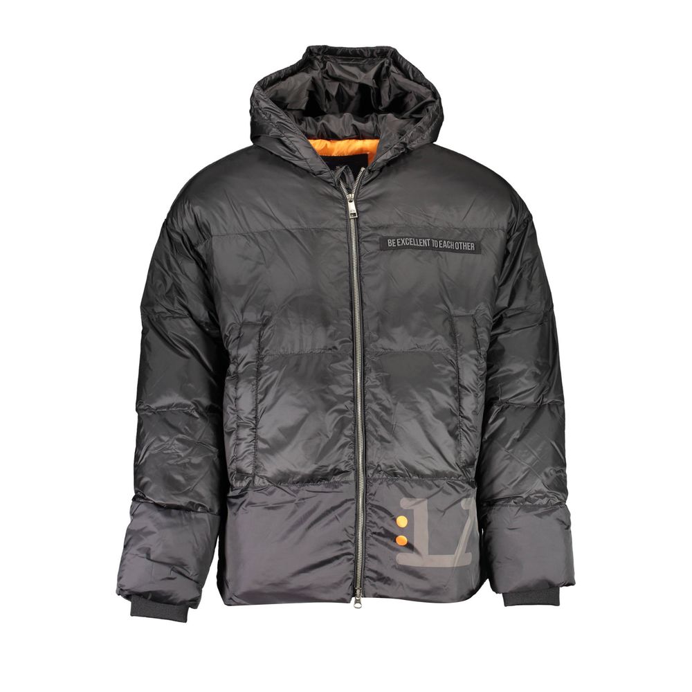 La Martina Black Feather Jackets & Coat