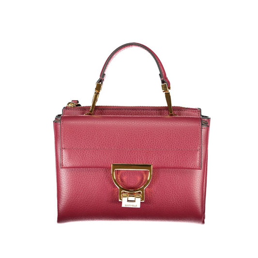 Coccinelle Purple Leather Handbag