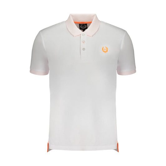 Gianmarco Venturi White Cotton Polo Shirt