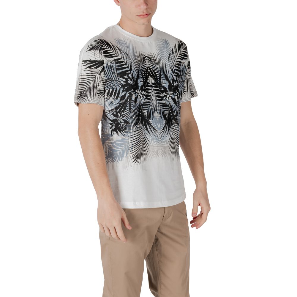 Antony Morato Bela bombažna majica