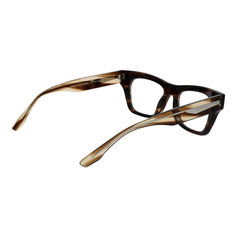 Trussardi Brown Acetate Glasses (Frames)