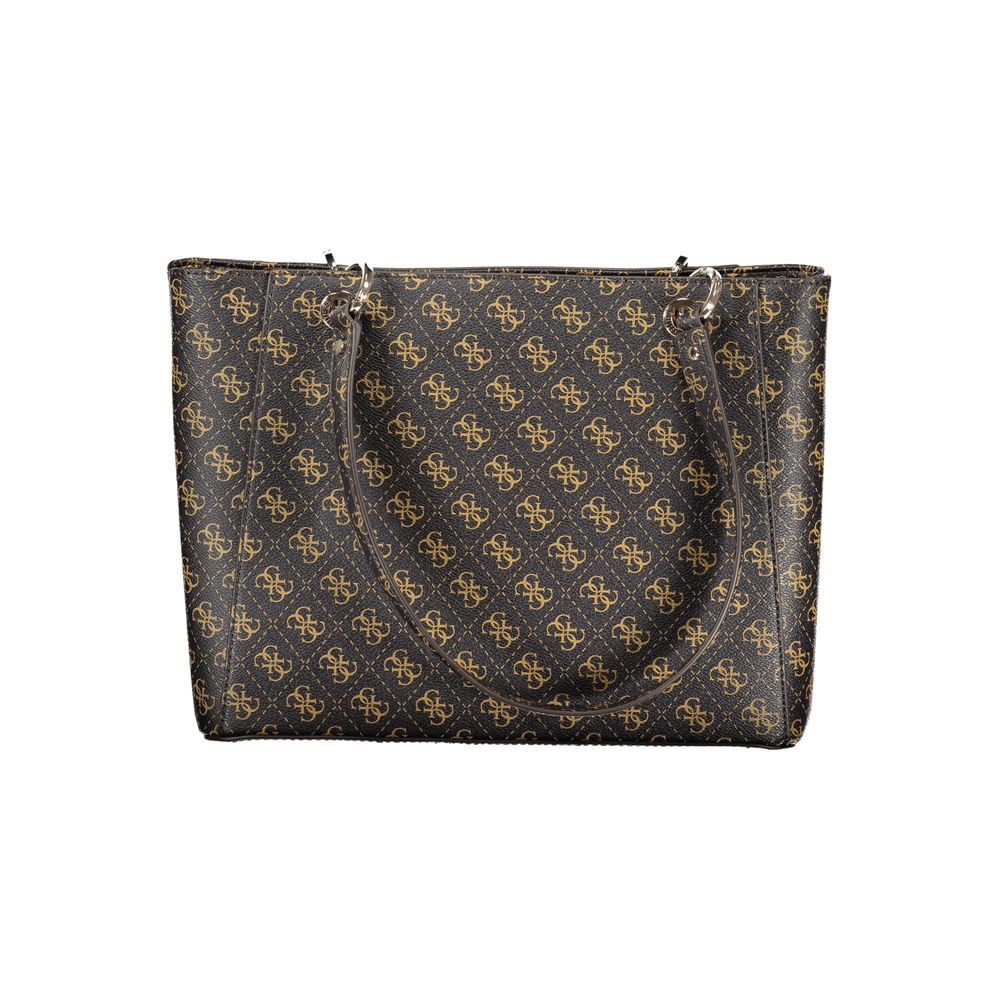 Guess Jeans Brown Polyethylene Handbag