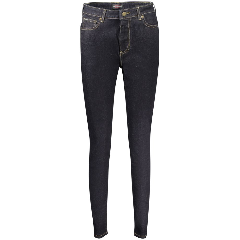 Ženske oprijete kavbojke Guess Jeans Blue Cotton