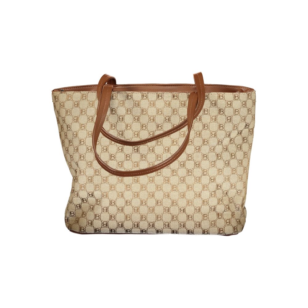 Laura Biagiotti Beige Polyester Women Handbag