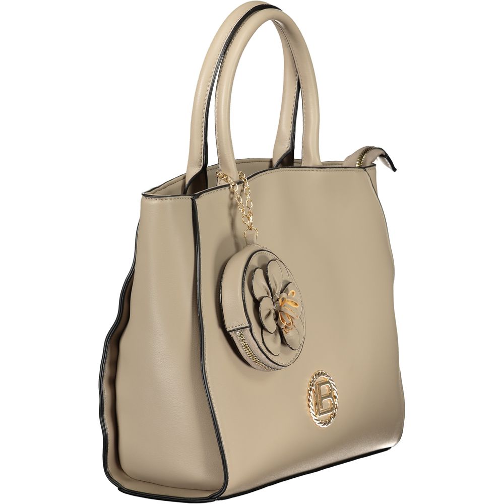 Laura Biagiotti Beige PVC Women Handbag