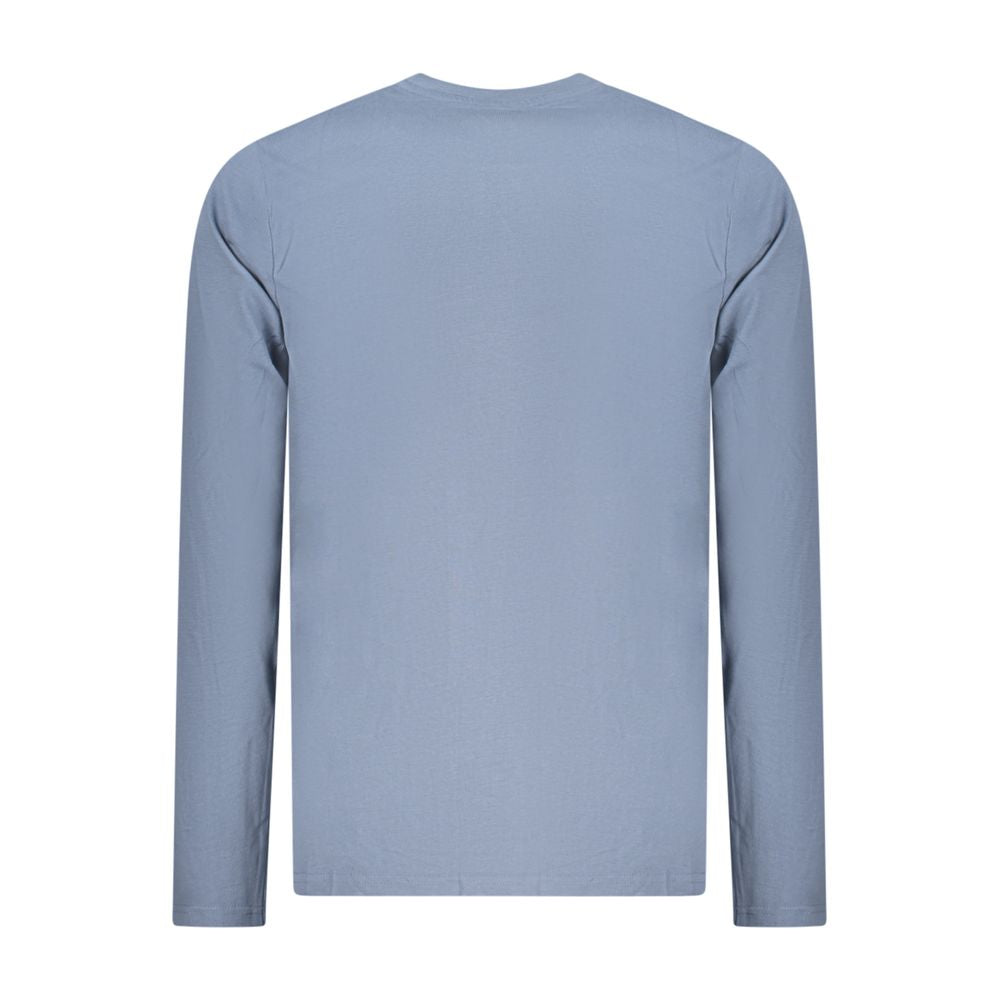 Norway 1963 Modra bombažna moška majica