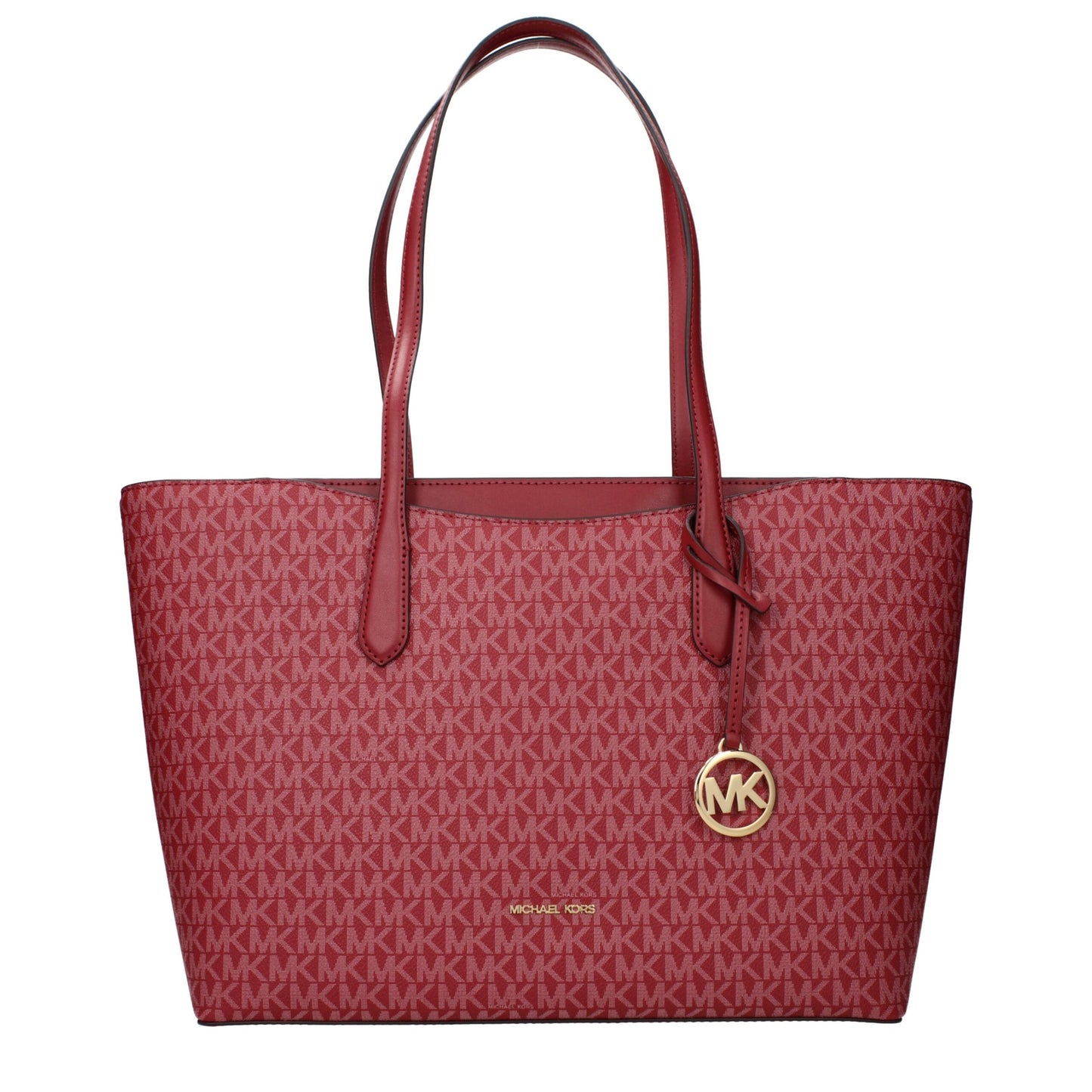 Michael Kors Red Fabric Shoulder Bag