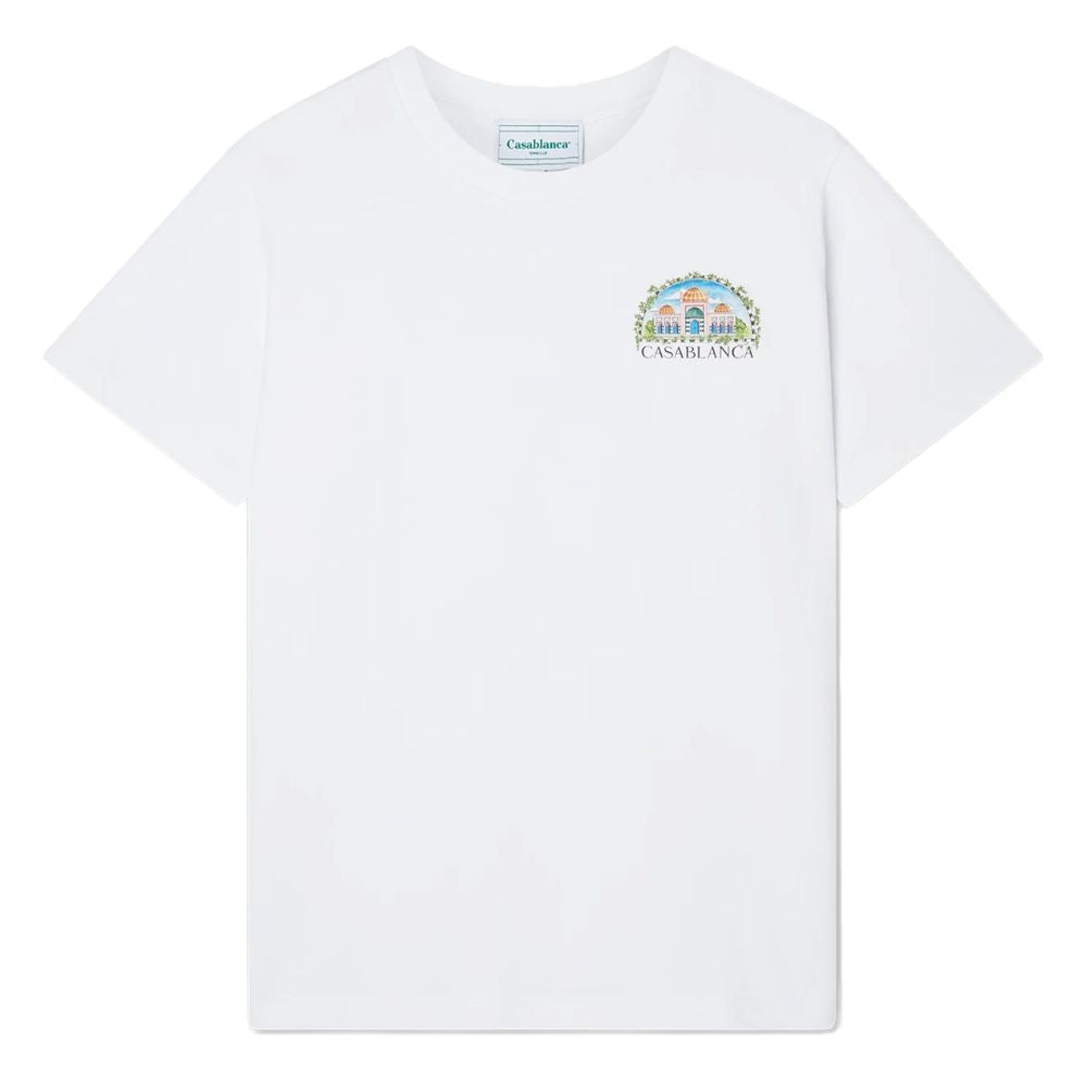Casablanca White Cotton T-Shirt