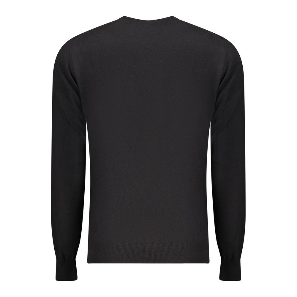 Accademia Militare Black Cotton Men Sweater