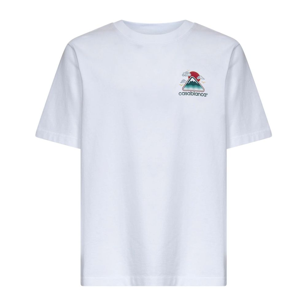 Casablanca White Cotton T-Shirt