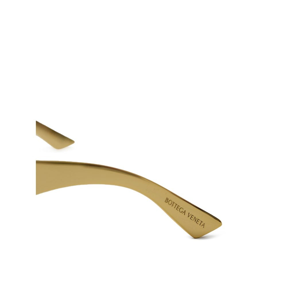 Zlata kovinska sončna očala Bottega Veneta