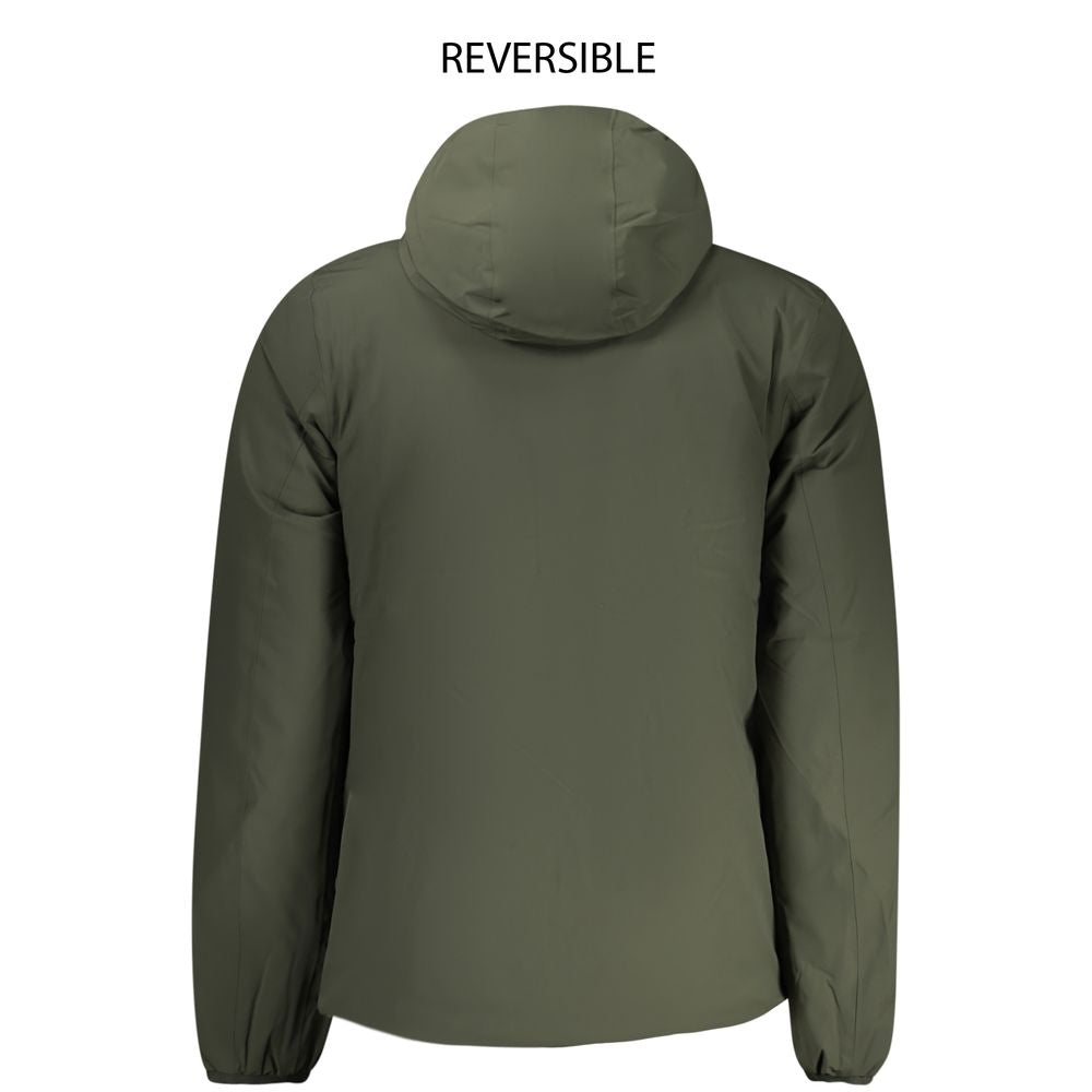 K-WAY Green Nylon Jackets & Coat