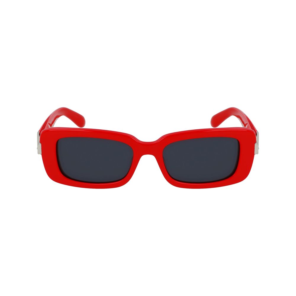 Ferragamo Red Acetate Sunglasses