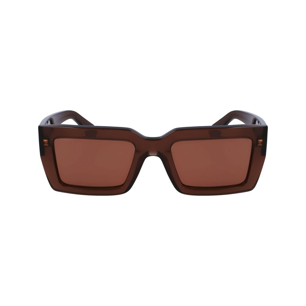 Ferragamo Brown Acetate Sunglasses