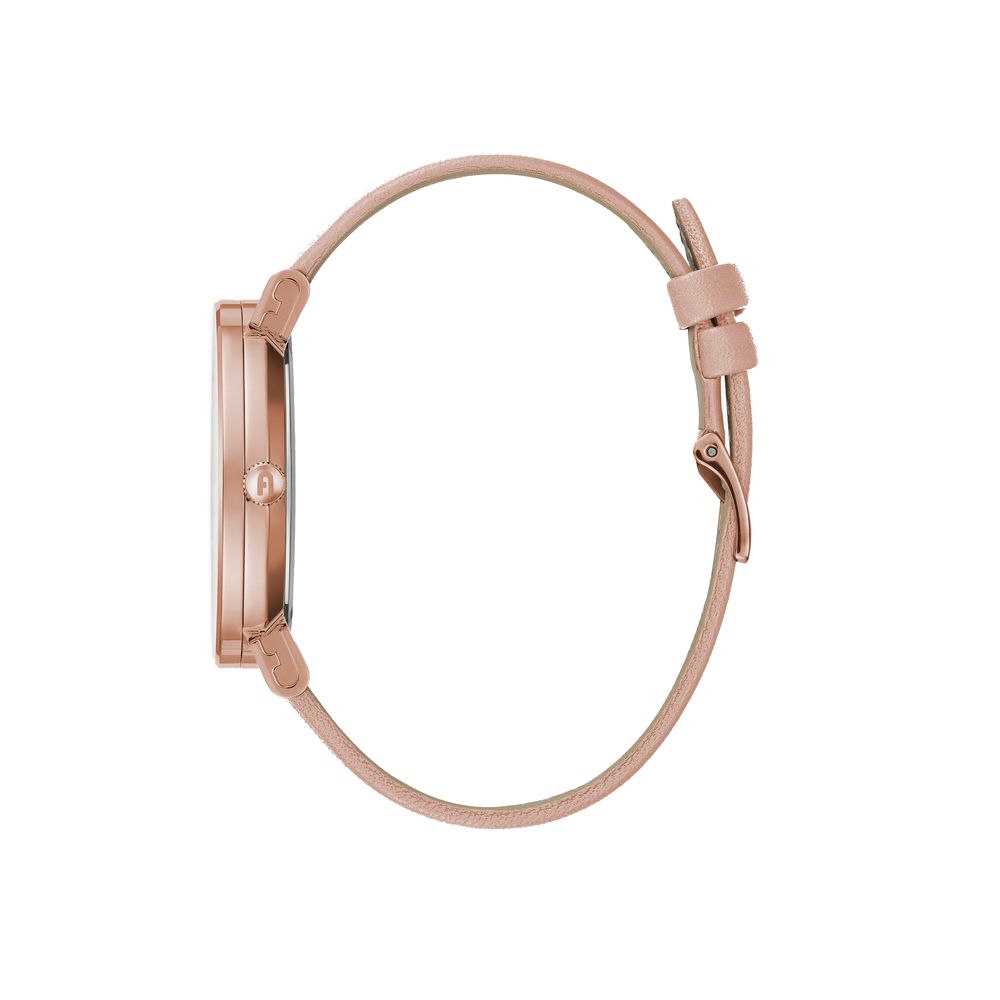 Večbarvna usnjena ura Furla