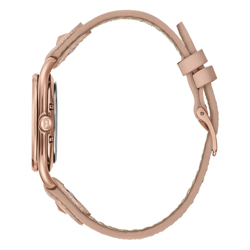 Večbarvna usnjena ura Furla