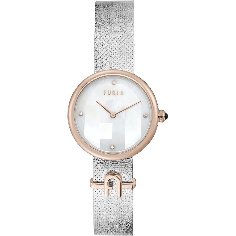 Furla Gray Stainless Steel Dress Watch