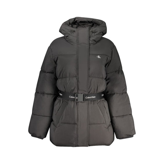 Calvin Klein črna najlonska ženska jakna