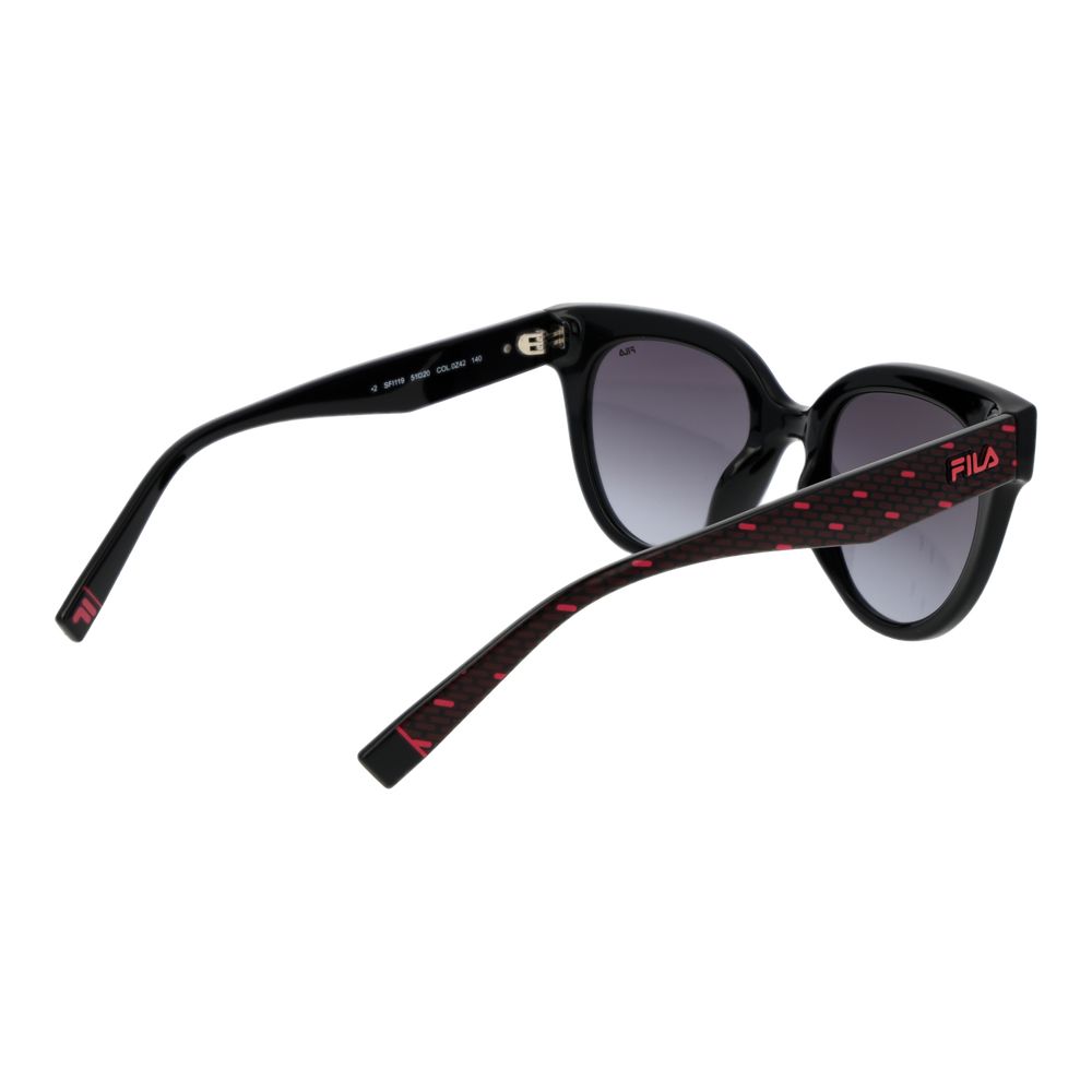 Fila Black Plastic Sunglasses