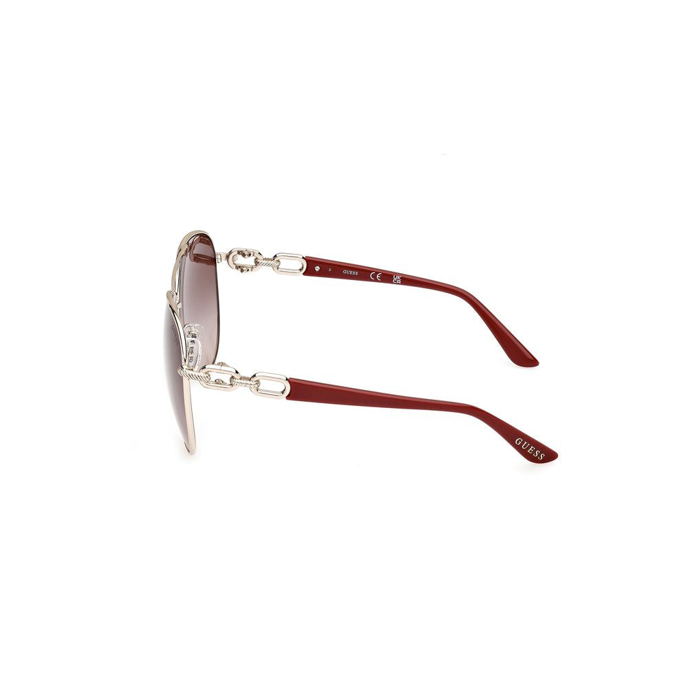 Zlata kovinska sončna očala Guess