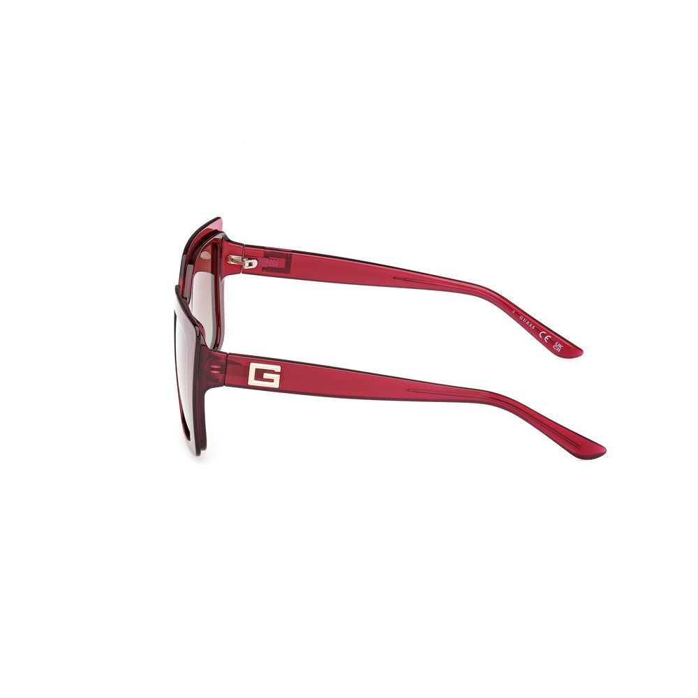Guess Red Resin Sunglasses