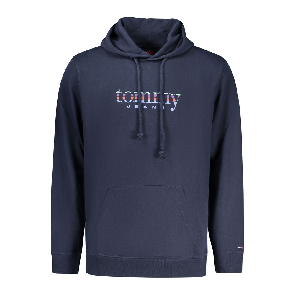 Moška bombažna majica Tommy Hilfiger modre barve