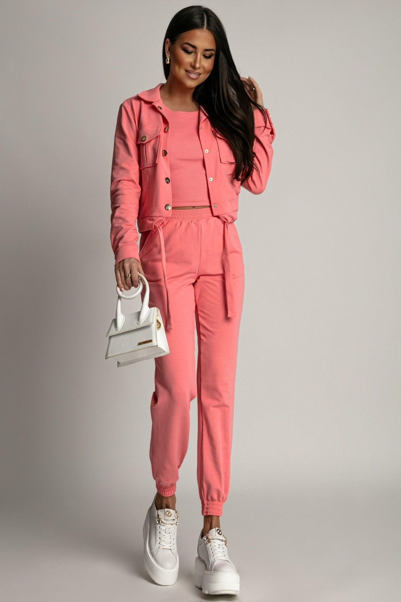 Milano 3-delni komplet trenirke - pink
