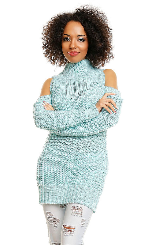  Trdo pleten pulover model 84344 PeeKaBoo 