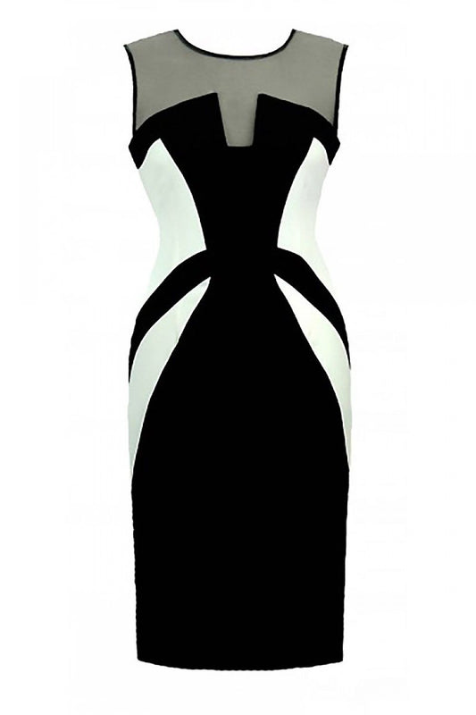  Koktajl obleka model 108538 Jersa 