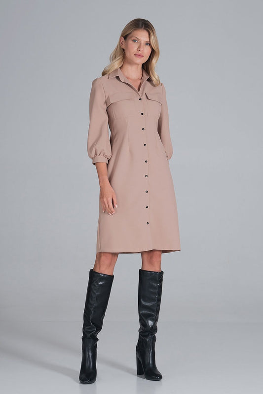  Dnevna obleka model 162387 Figl 